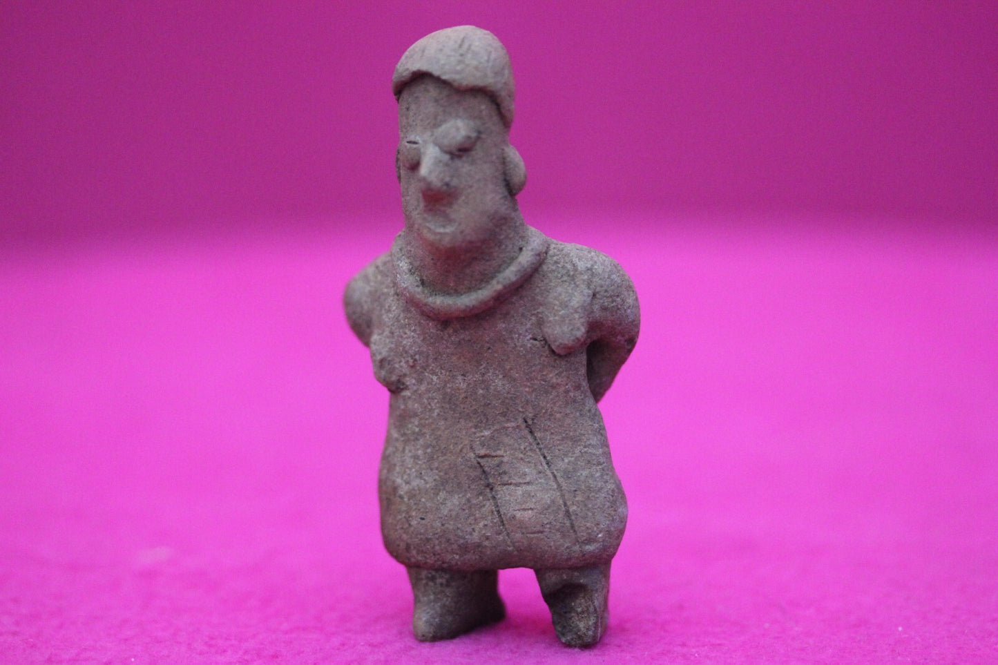Authentic Pre Columbian Artifact Rare Grandma Tomb Figure Colima Mexico COA 157