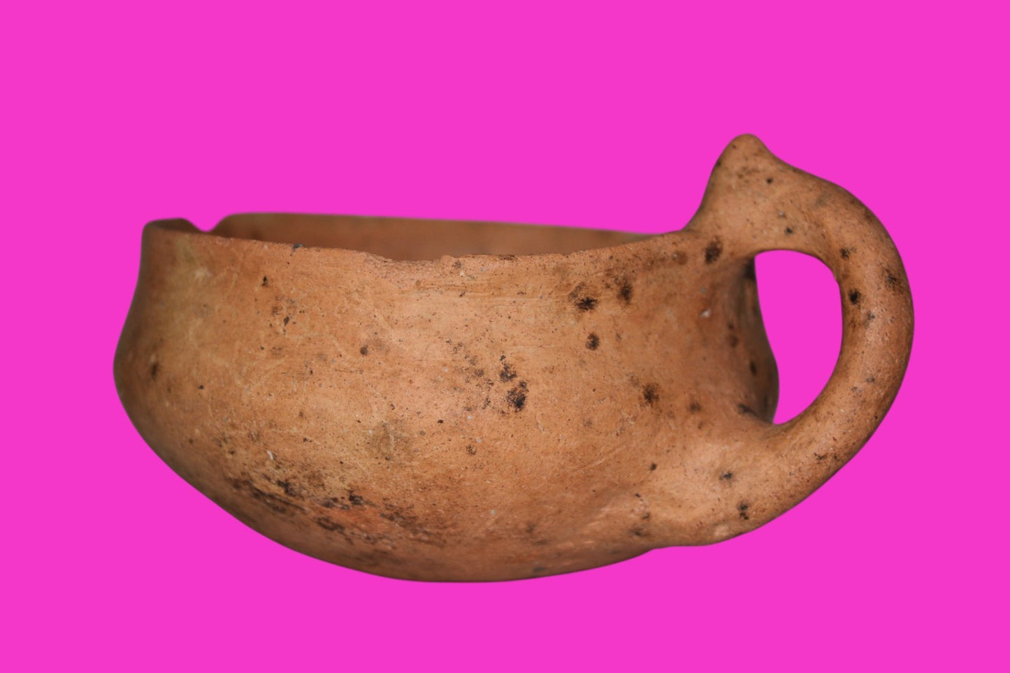 Holy Land Artifact Authentic 4000 Year Old Cup Time of Abraham 2000 BC COA J116