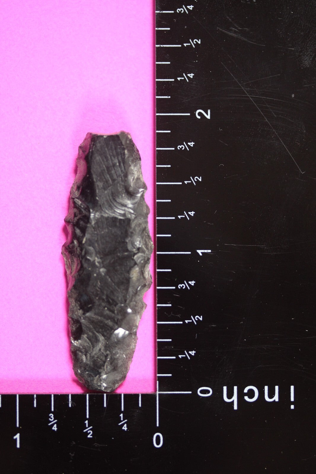 Authentic Pre Columbian Artifact Aztec Arrowhead Battle of Mexico City COA 19