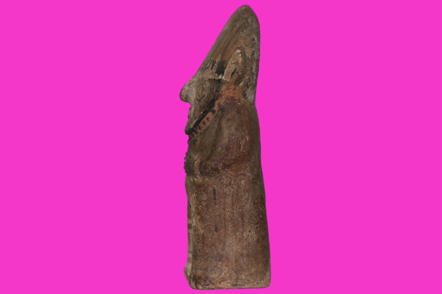 Pre Columbian Authentic Artifact Chancay Female Figure Peru 1200-1450 AD COA J42