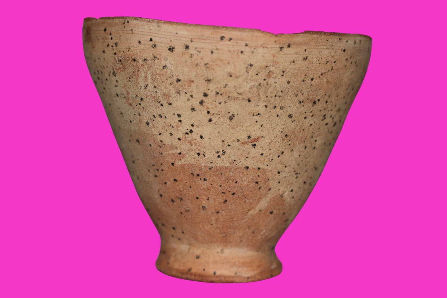 Holy Land Artifact Authentic 4000 Year Old Cup Time of Abraham 2000 BC COA J143