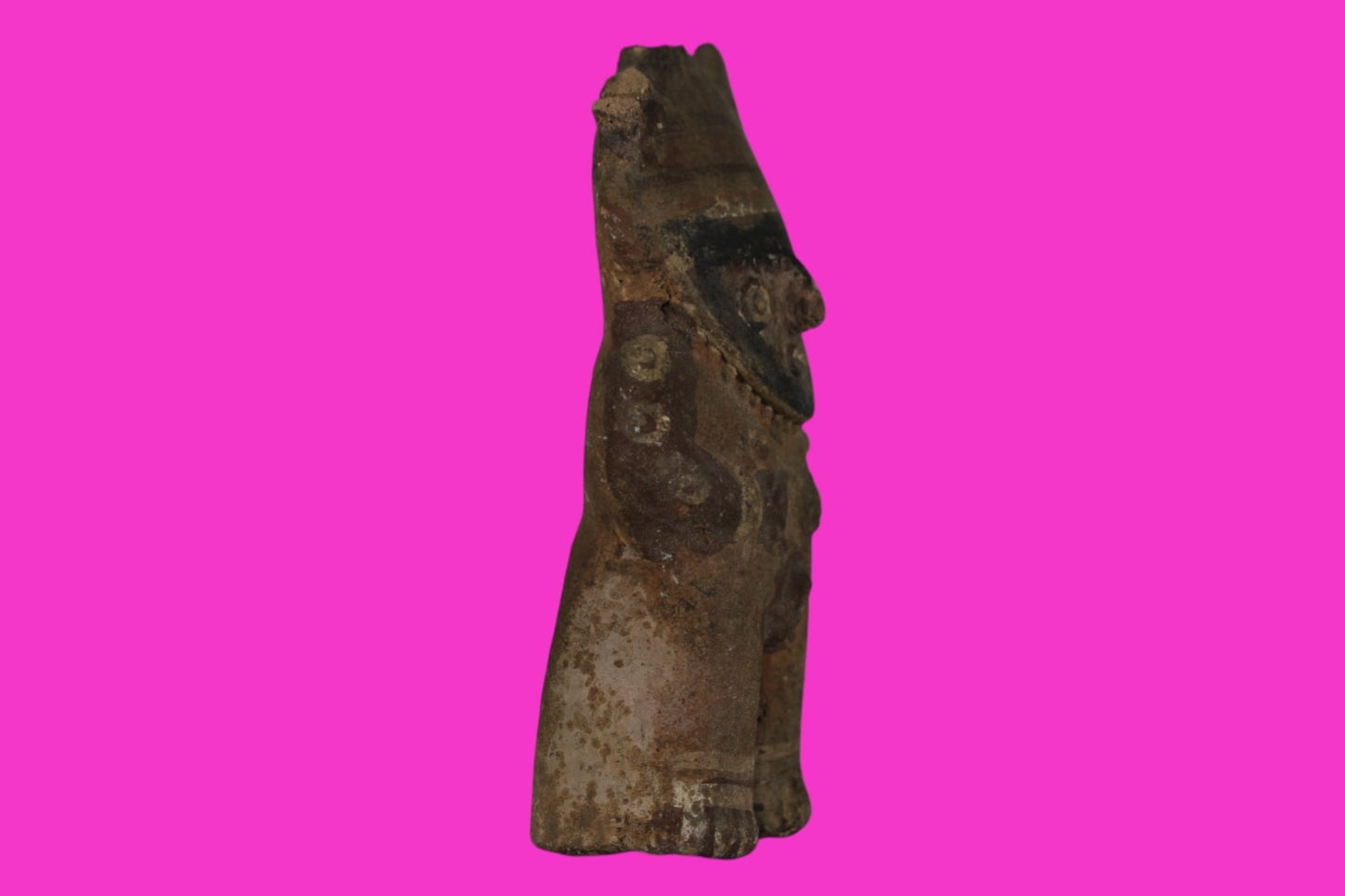 Pre Columbian Authentic Artifact Chancay Male Figure Peru 1200-1450AD COA J41