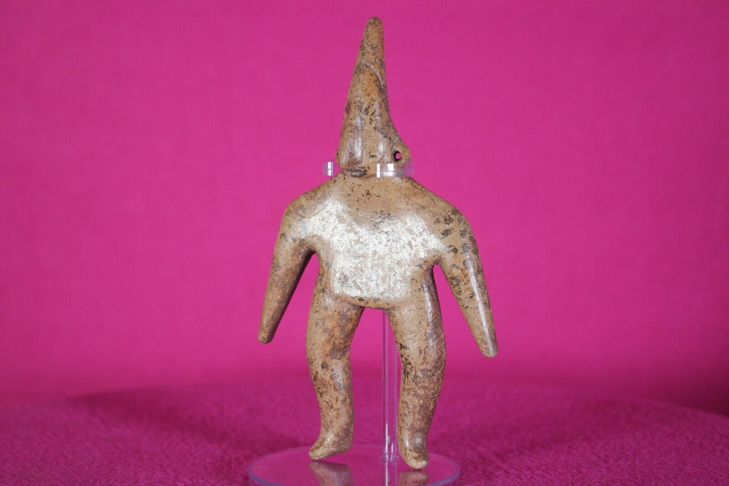 Authentic Pre Columbian Artifact Tomb Figure ColimaEx Arte Primitivo COA T50