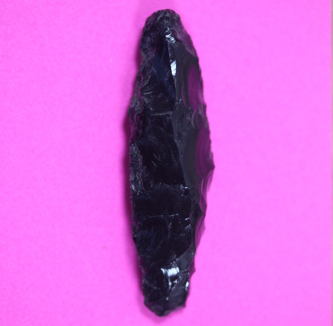 Authentic Pre Columbian Artifact Aztec Arrowhead Battle of Mexico City COA 27
