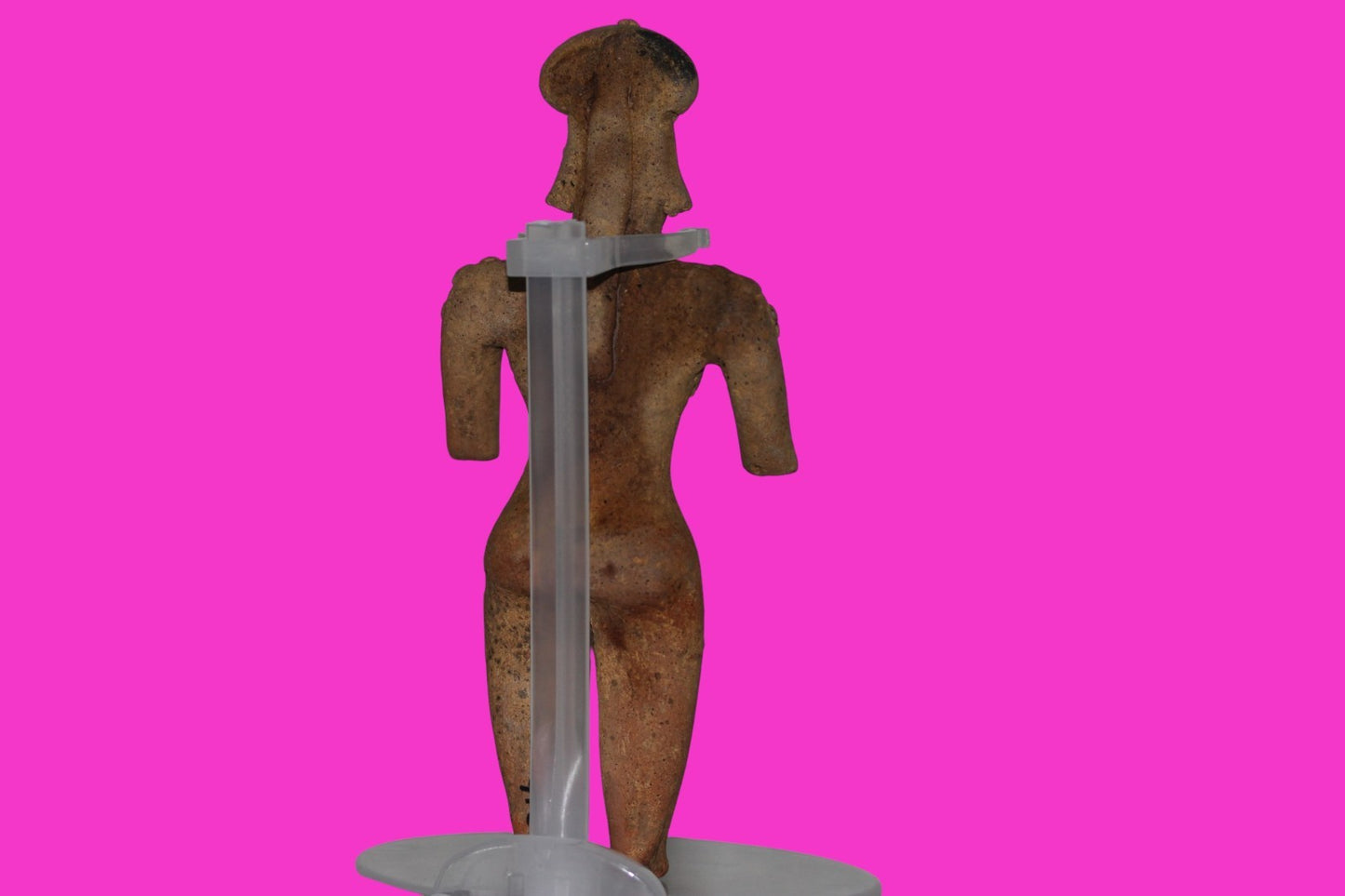 Pre Columbian Artifact 6in Female Shaman Tomb Figure Colima Mexico 100BC COA 253