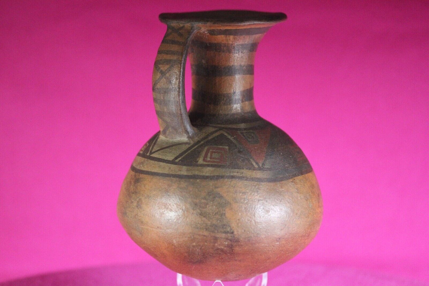 Authentic Pre Columbian Artifact Inca Pitcher Pottery 1438-1533 AD Peru COA J06