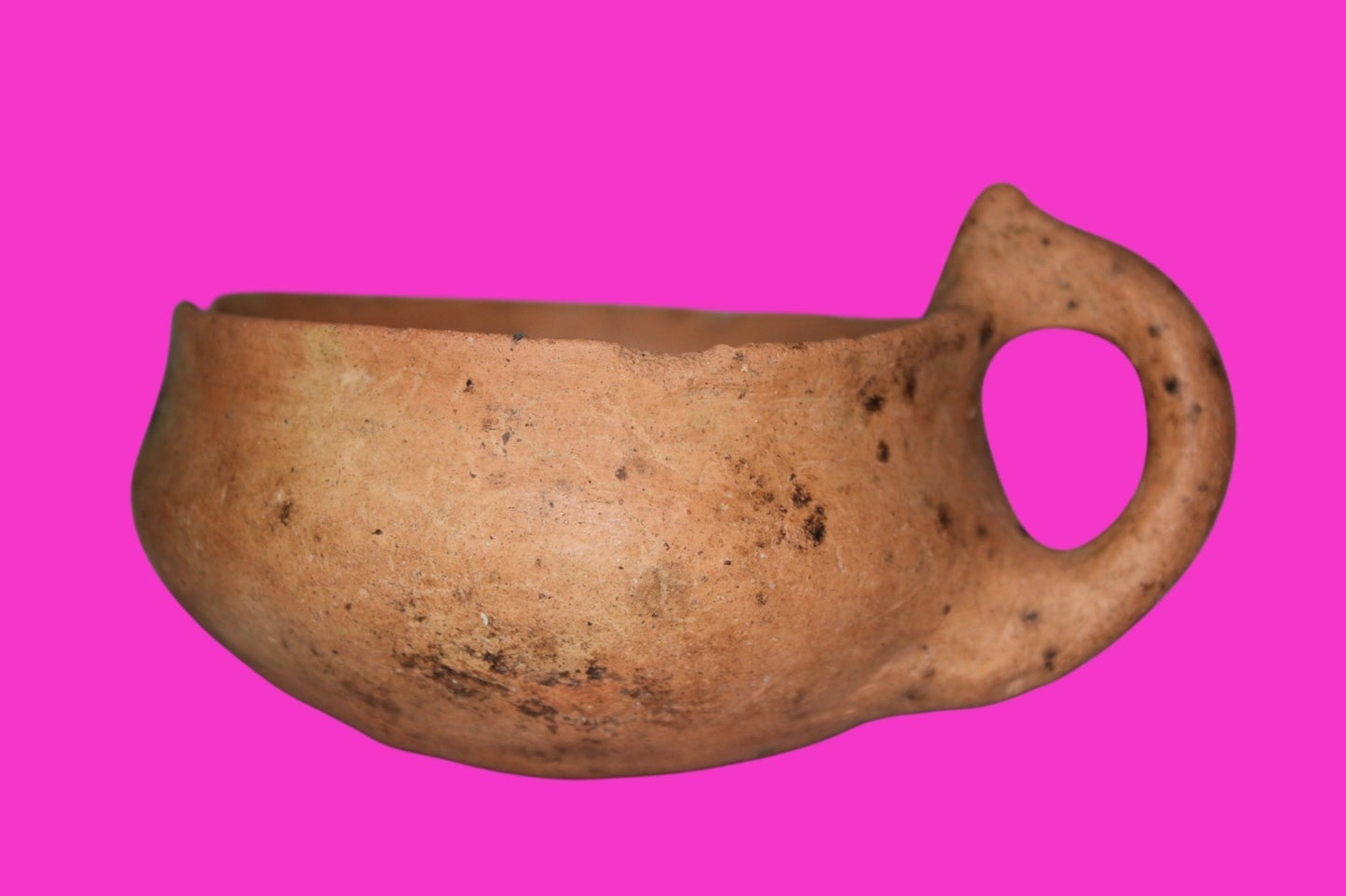 Holy Land Artifact Authentic 4000 Year Old Cup Time of Abraham 2000 BC COA J116