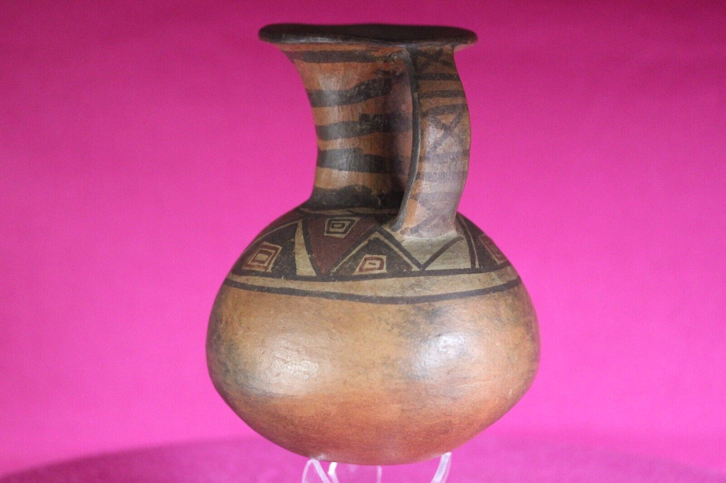 Authentic Pre Columbian Artifact Inca Pitcher Pottery 1438-1533 AD Peru COA J06