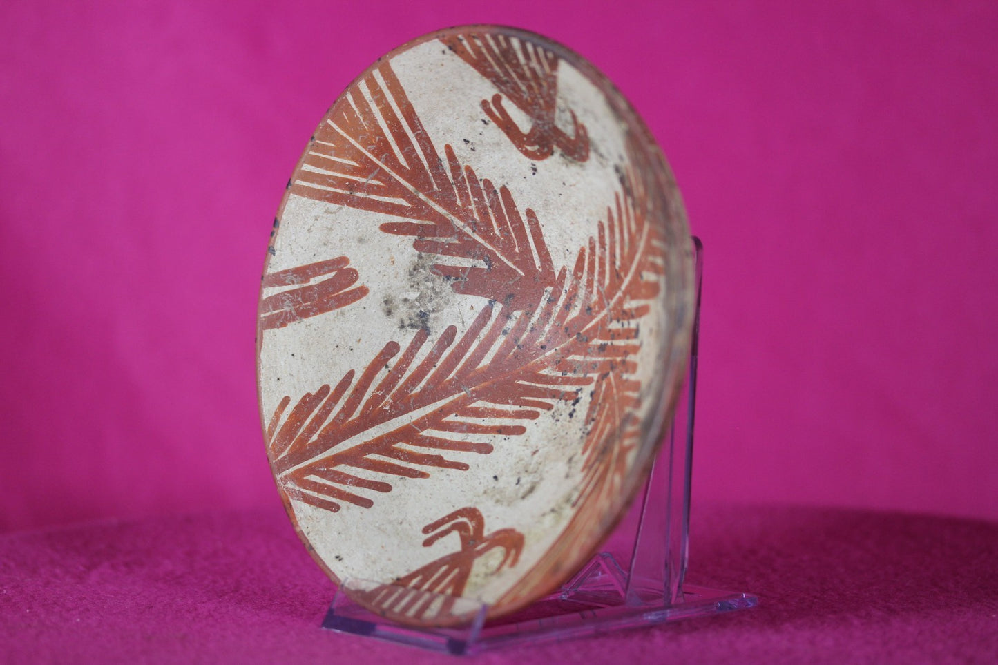 Authentic Pre Columbian Artifact Decorated Bowl Cajamarca Peru Pre Inca COA 206