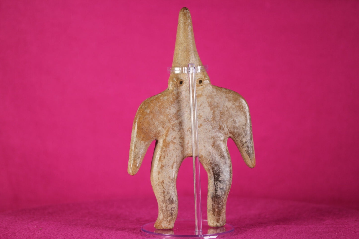 Authentic Pre Columbian Artifact Tomb Figure Colima Mexico 300BC-300AD COA T17