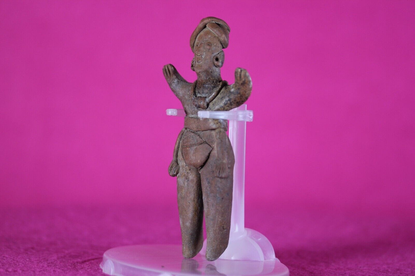 Pre Columbian Artifact Colima Figure Mexico 300BC-300AD Certified COA J74
