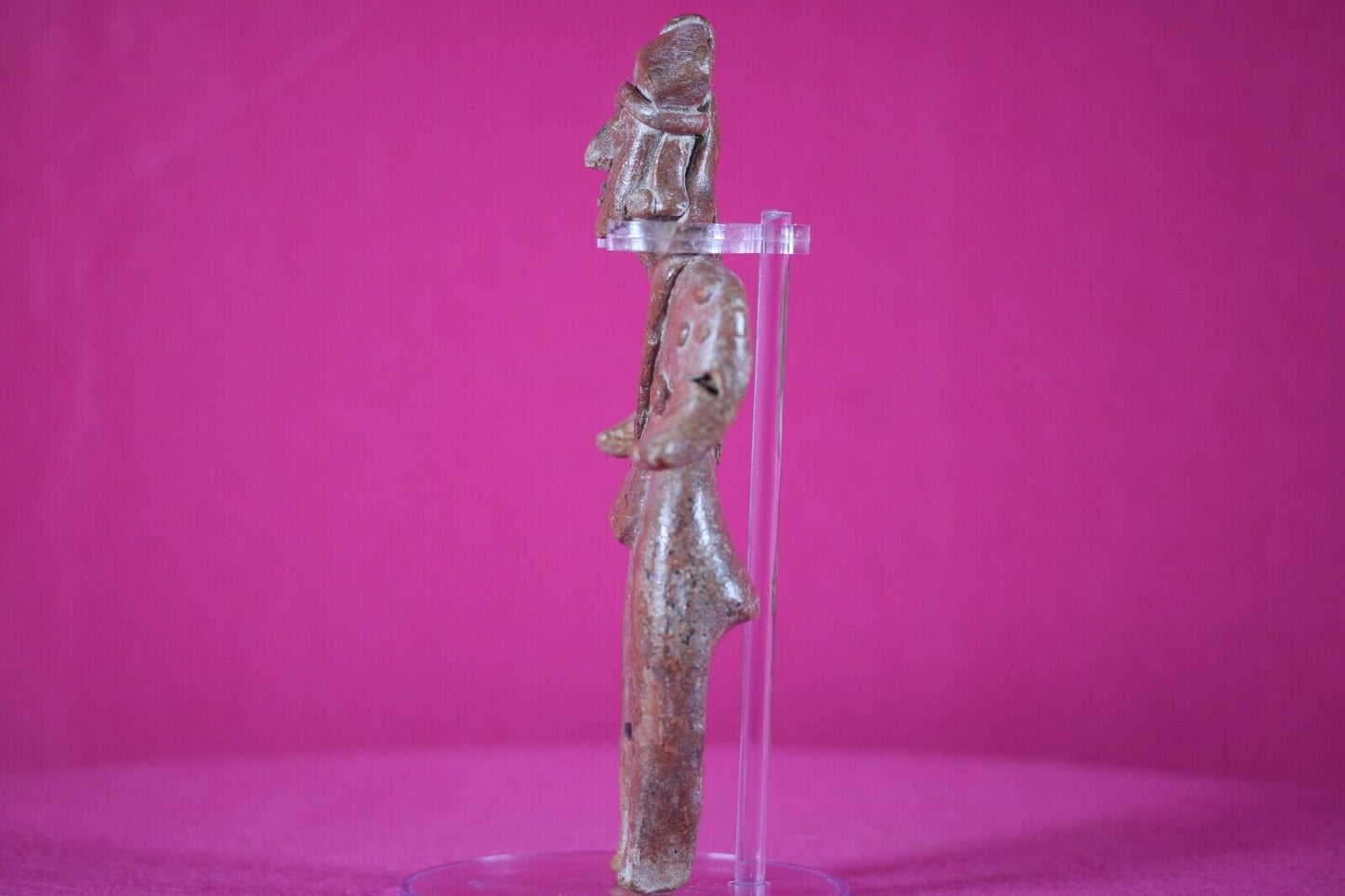 Ex Actor Kirk Douglas Authentic Pre Columbian Artifact Girl Tomb Figure COA T121