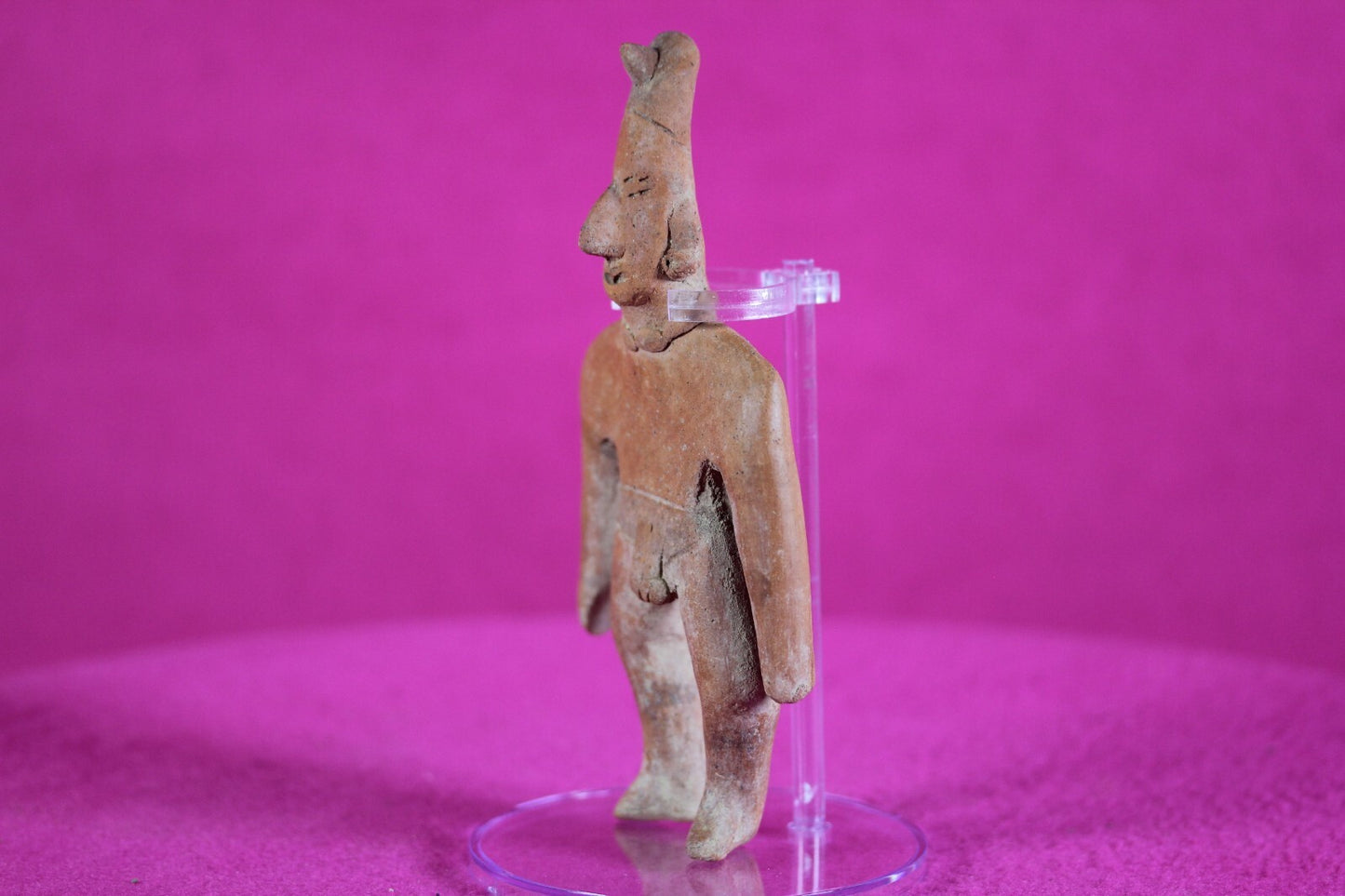 Authentic Pre Columbian Artifact Tomb Figure Colima Mexico 200 BC-500 AD COA T75
