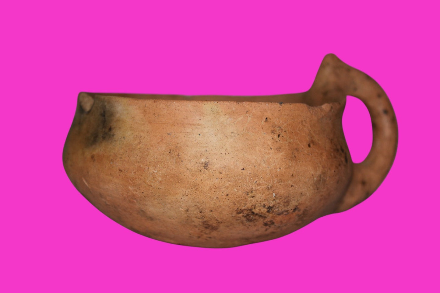 Holy Land Artifact Authentic 4000 Year Old Cup Time of Abraham 2000 BC COA J116