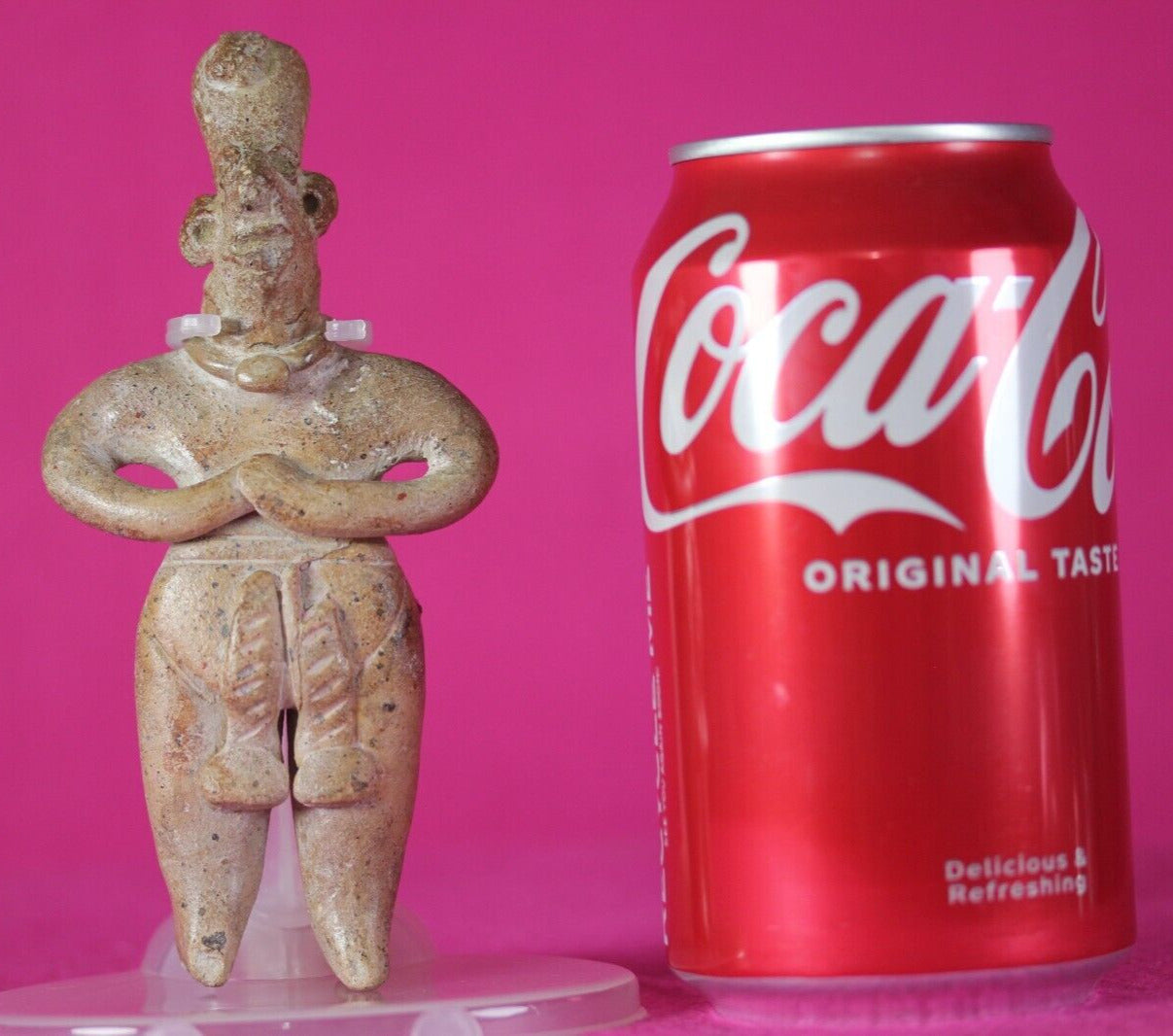 Pre Columbian Artifact Colima Figure Mexico 300BC-300AD Certified COA J35