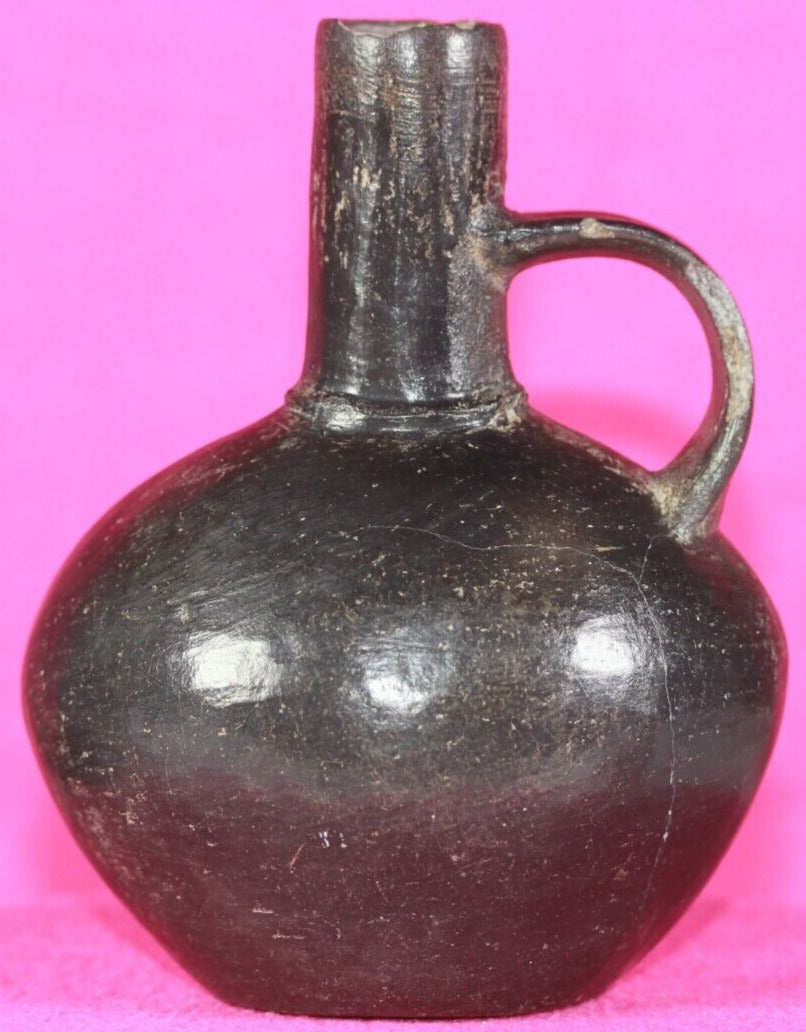 Authentic Pre Columbian Inca Artifact Stirrup Vessel Pottery 143 -1550AD COA J16