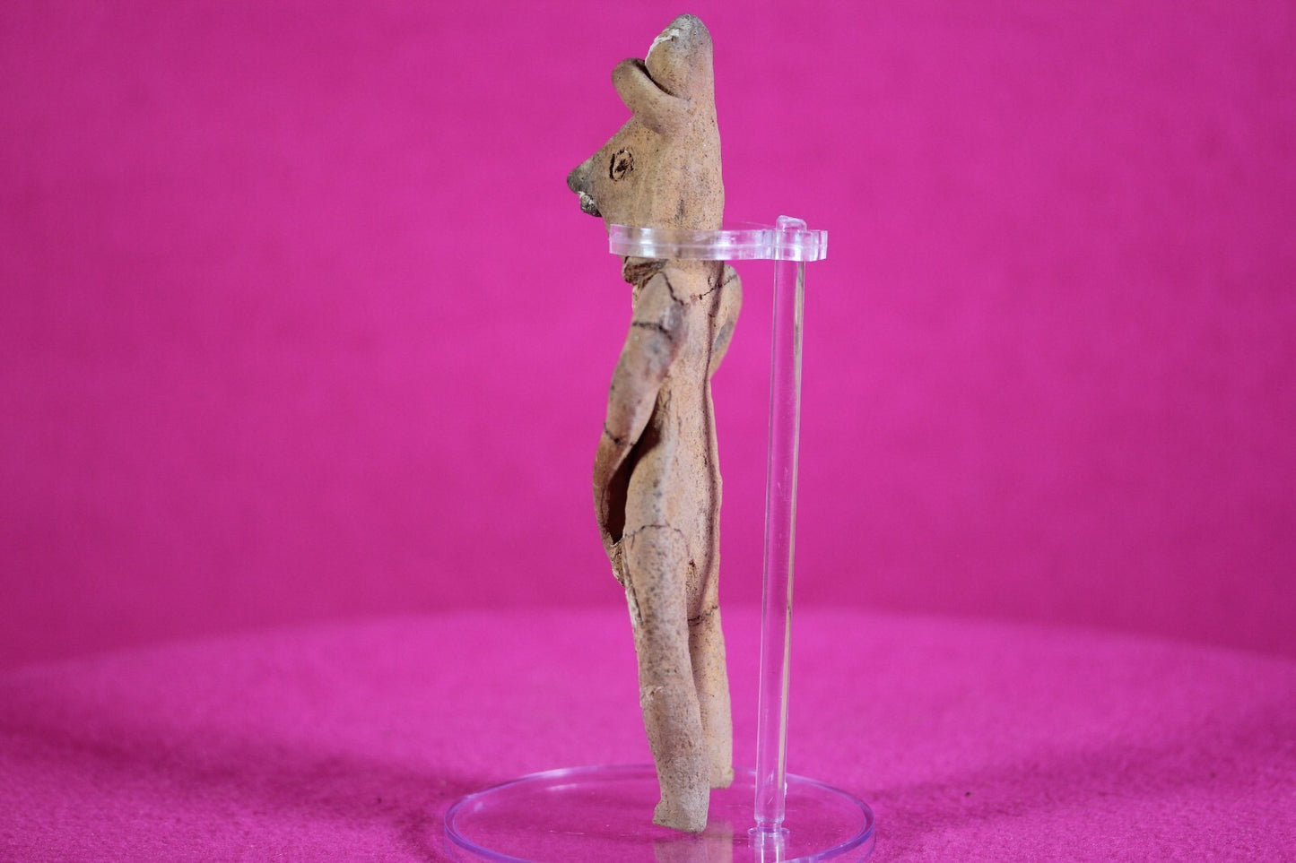 Authentic Pre Columbian Artifact Tomb Figure Colima Ex Arte Primitivo COA T74