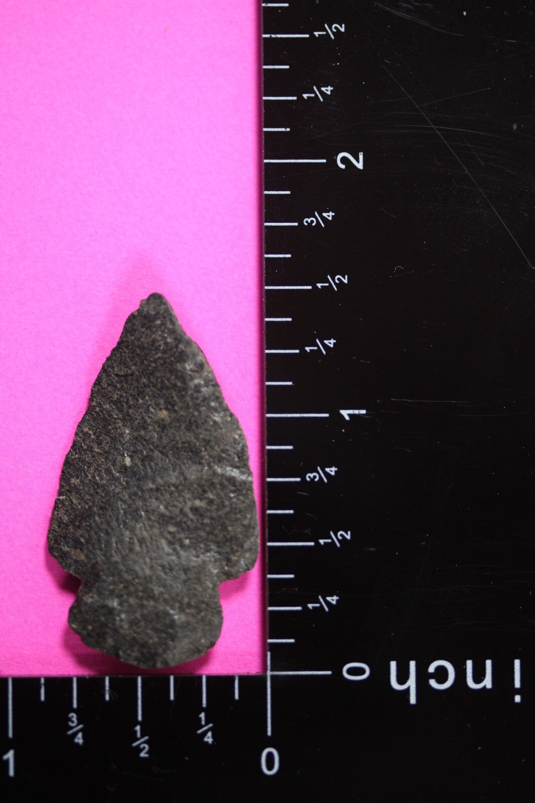 Authentic Pre Columbian Artifact Aztec Arrowhead Battle of Mexico City COA 12
