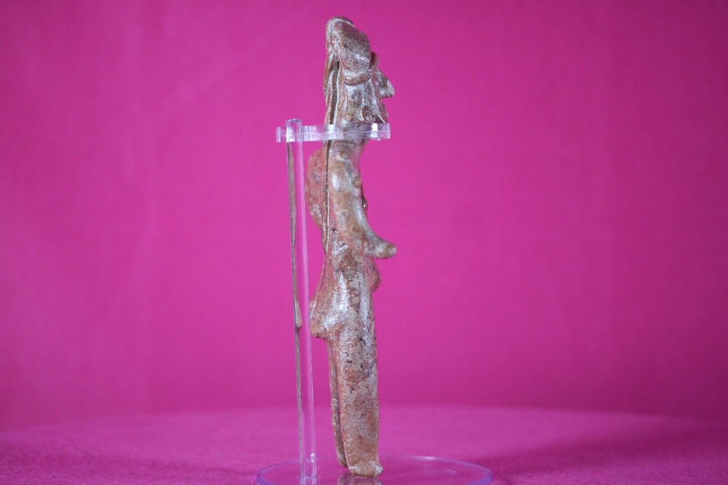 Ex Actor Kirk Douglas Authentic Pre Columbian Artifact Girl Tomb Figure COA T121