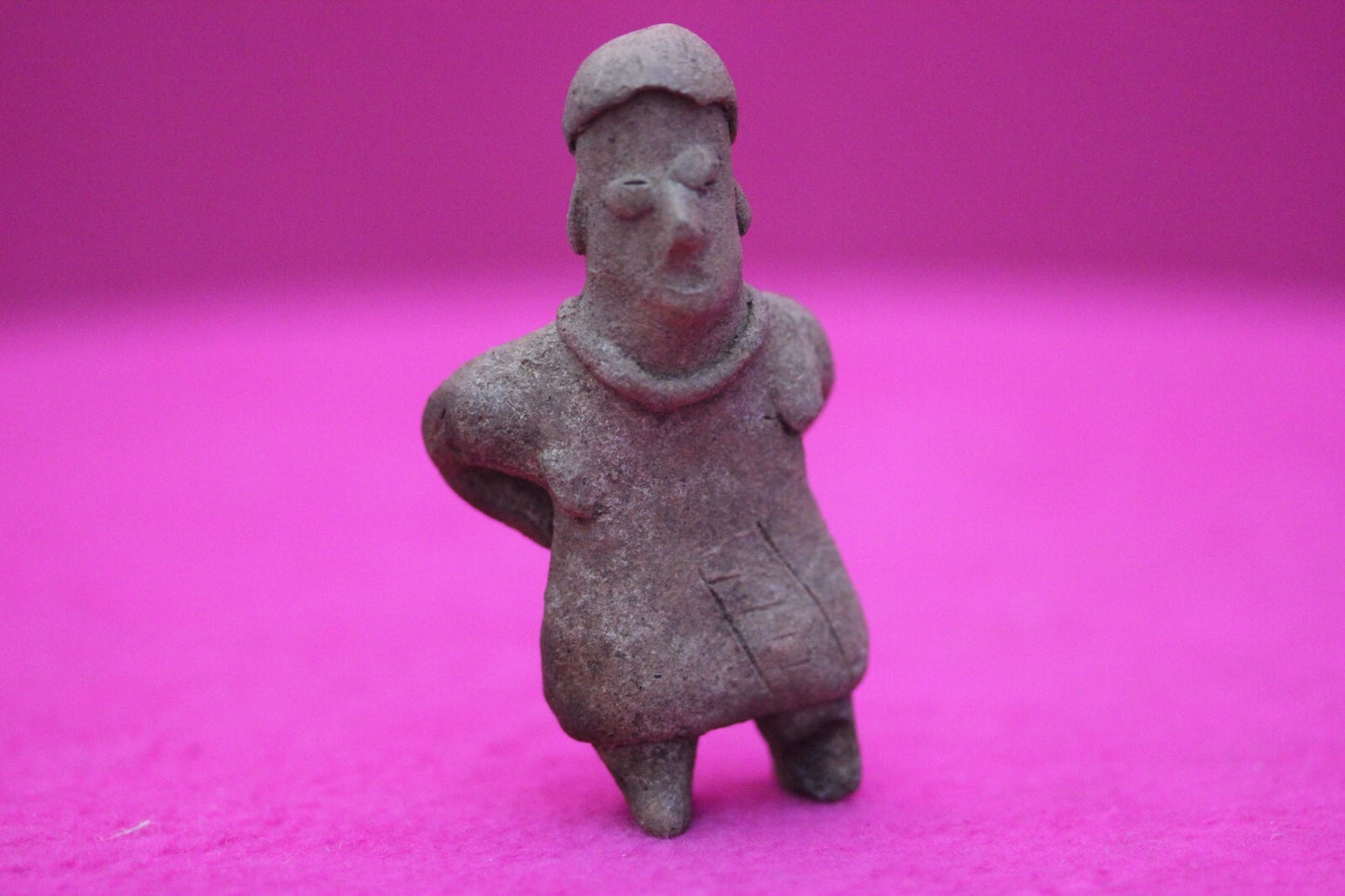 Authentic Pre Columbian Artifact Rare Grandma Tomb Figure Colima Mexico COA 157