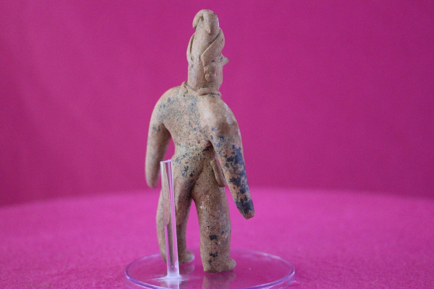 Authentic Pre Columbian Artifact Tomb Figure Colima Mexico 100 BC-250 AD COA 163