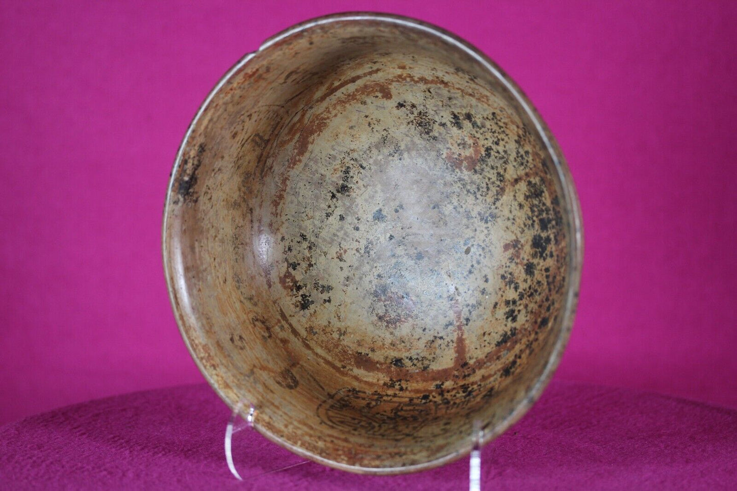 Authentic Pre Columbian Artifact Decorated Mayan Bowl 250 900 AD Yucatan COA T84