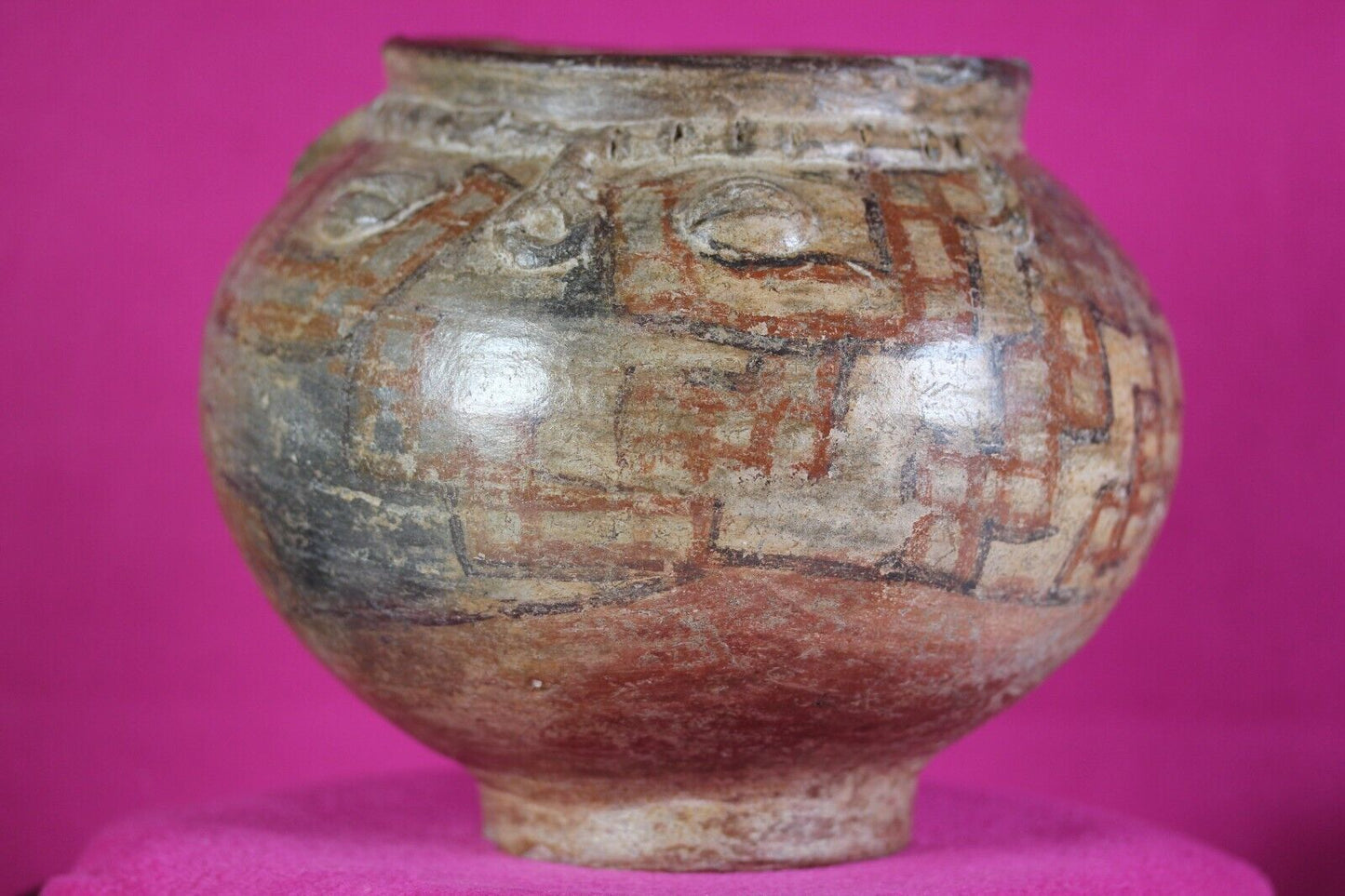 Authentic Pre Columbian Artifact Bowl Nicoya Costa Rica 800-1200 AD COA J22
