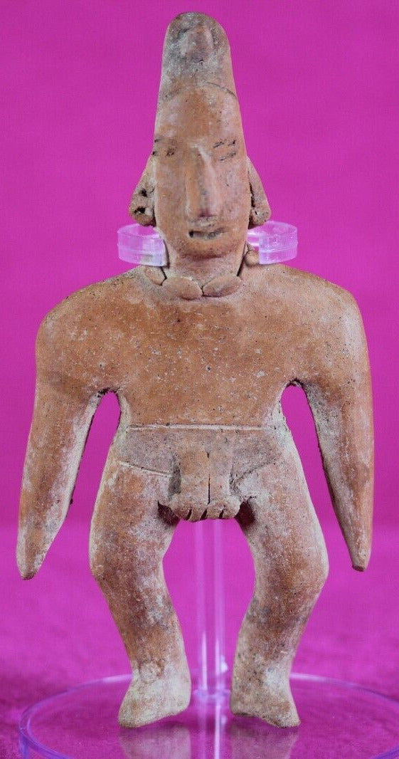 Authentic Pre Columbian Artifact Tomb Figure Colima Mexico 200 BC-500 AD COA T75