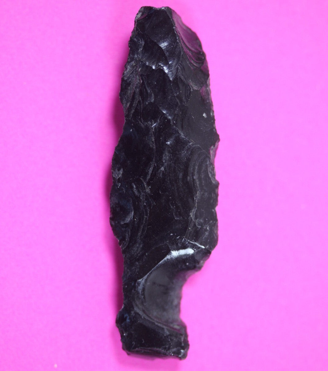 Authentic Pre Columbian Artifact Aztec Arrowhead Battle of Mexico City COA 42