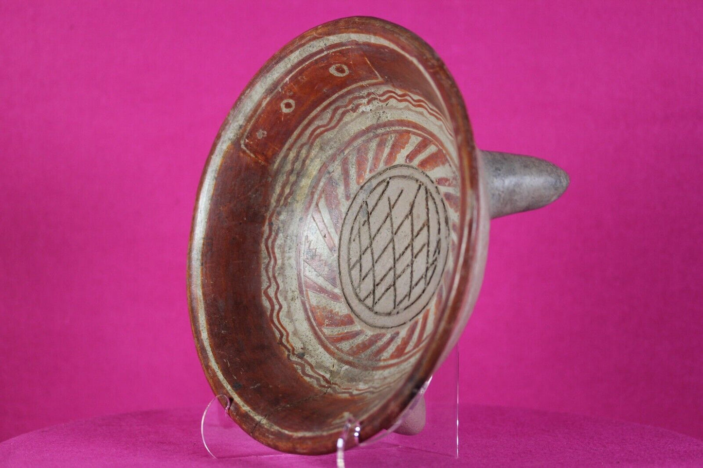 Authentic Pre Columbian Artifact Tripod Bowl Michoacan Mexico 200 BC COA T73