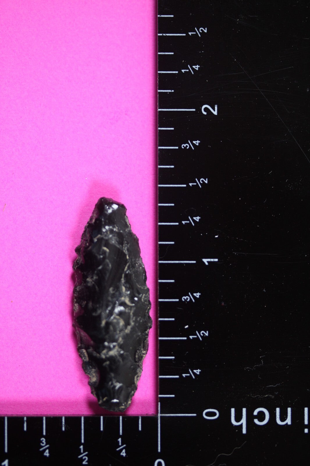 Authentic Pre Columbian Artifact Aztec Arrowhead Battle of Mexico City COA 05