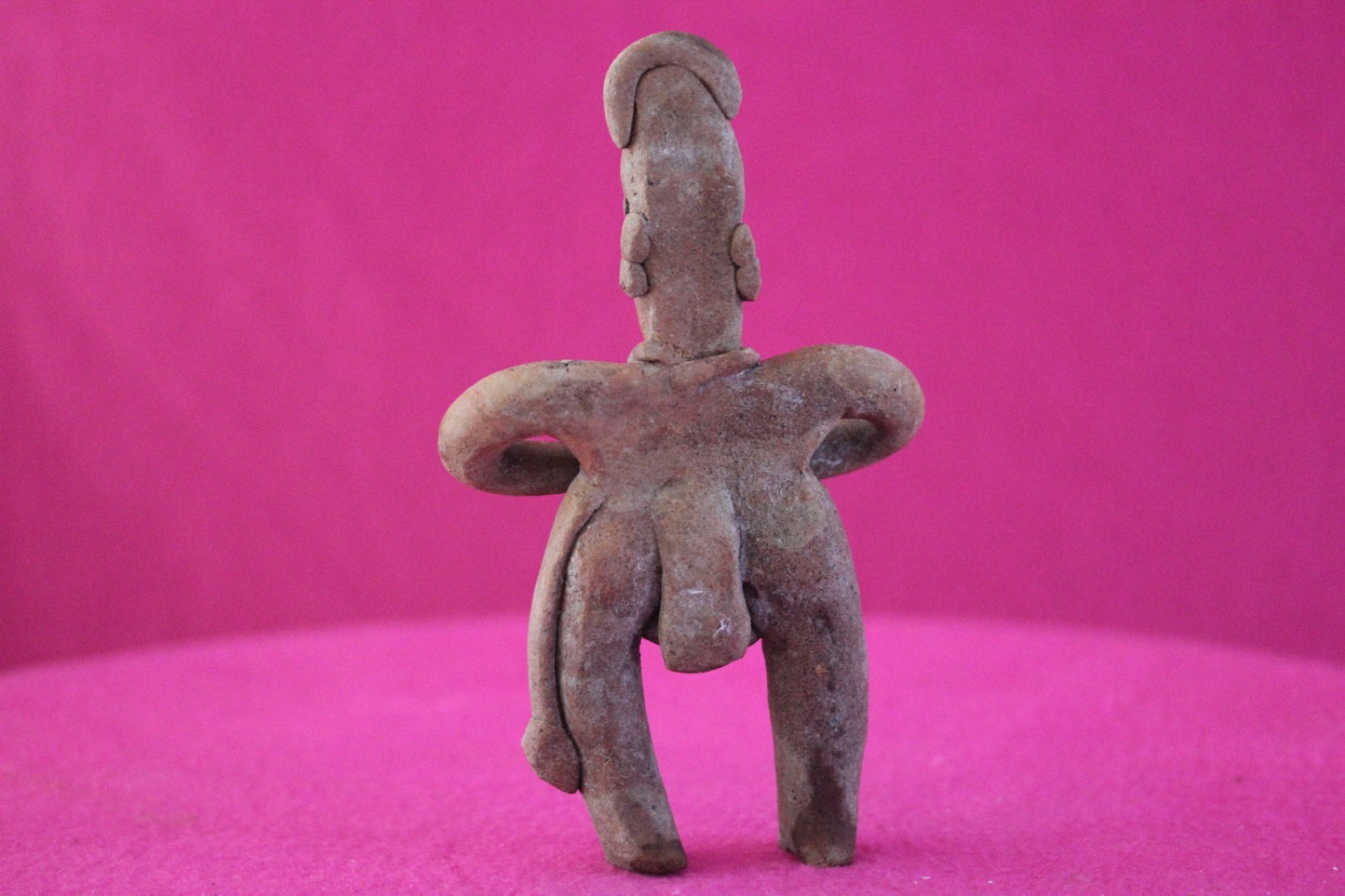 Authentic Pre Columbian Artifact Male Shaman Tomb Figure Colima Mexico COA 200