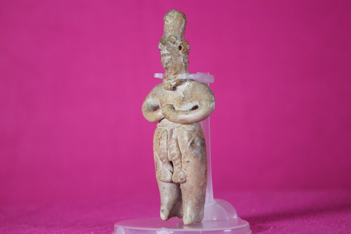 Pre Columbian Artifact Colima Figure Mexico 300BC-300AD Certified COA J35