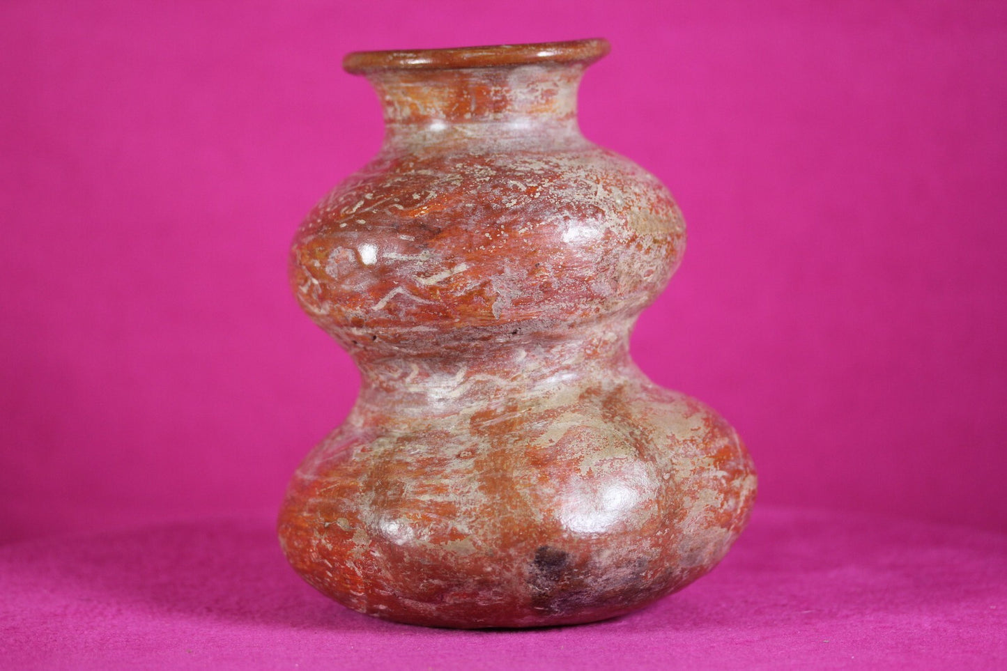 Authentic Pre Columbian Artifact Two Tier Olla Michoacan Arte Primitivo COA T64