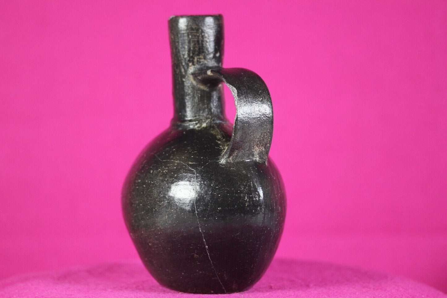 Authentic Pre Columbian Inca Artifact Stirrup Vessel Pottery 143 -1550AD COA J16