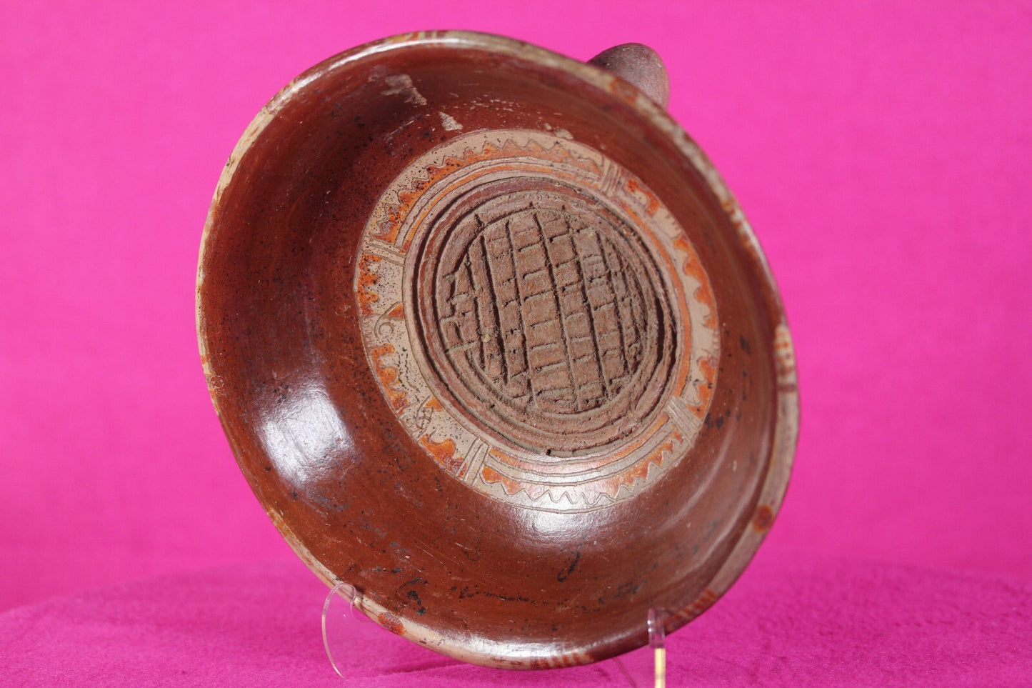 Authentic Pre Columbian Artifact Tripod Bowl Michoacan Ex Arte Primitivo COA T35