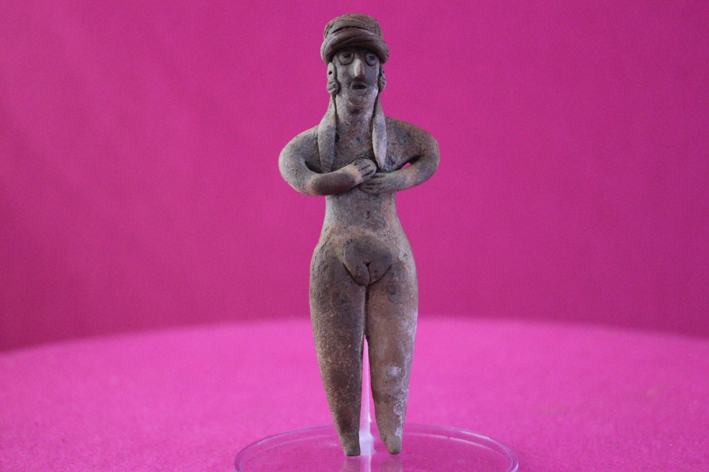 Authentic Pre Columbian Artifact Pretty Lady Tomb Figure Colima Mexico COA 204
