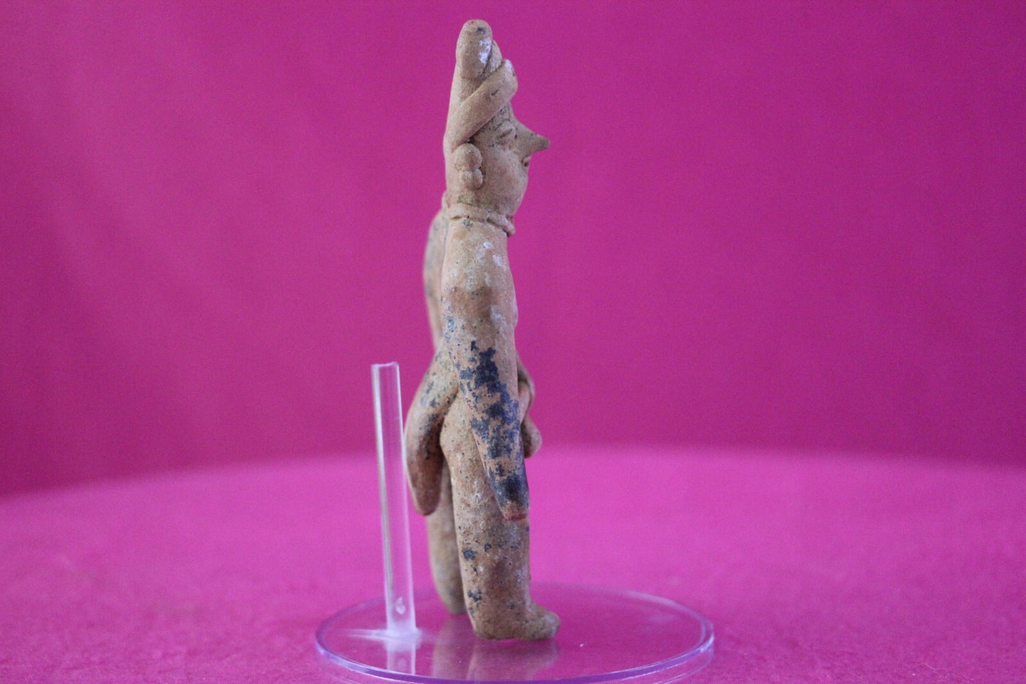 Authentic Pre Columbian Artifact Tomb Figure Colima Mexico 100 BC-250 AD COA 163