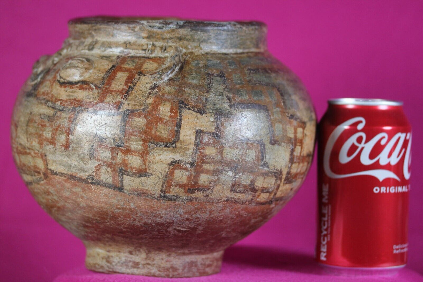 Authentic Pre Columbian Artifact Bowl Nicoya Costa Rica 800-1200 AD COA J22