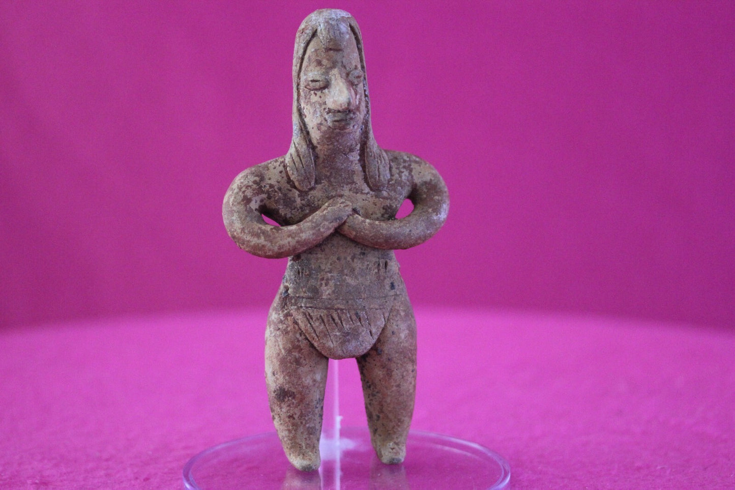 Pre Columbian Authentic Artifact Pretty Lady Tomb Figure Colima Mexico COA 176