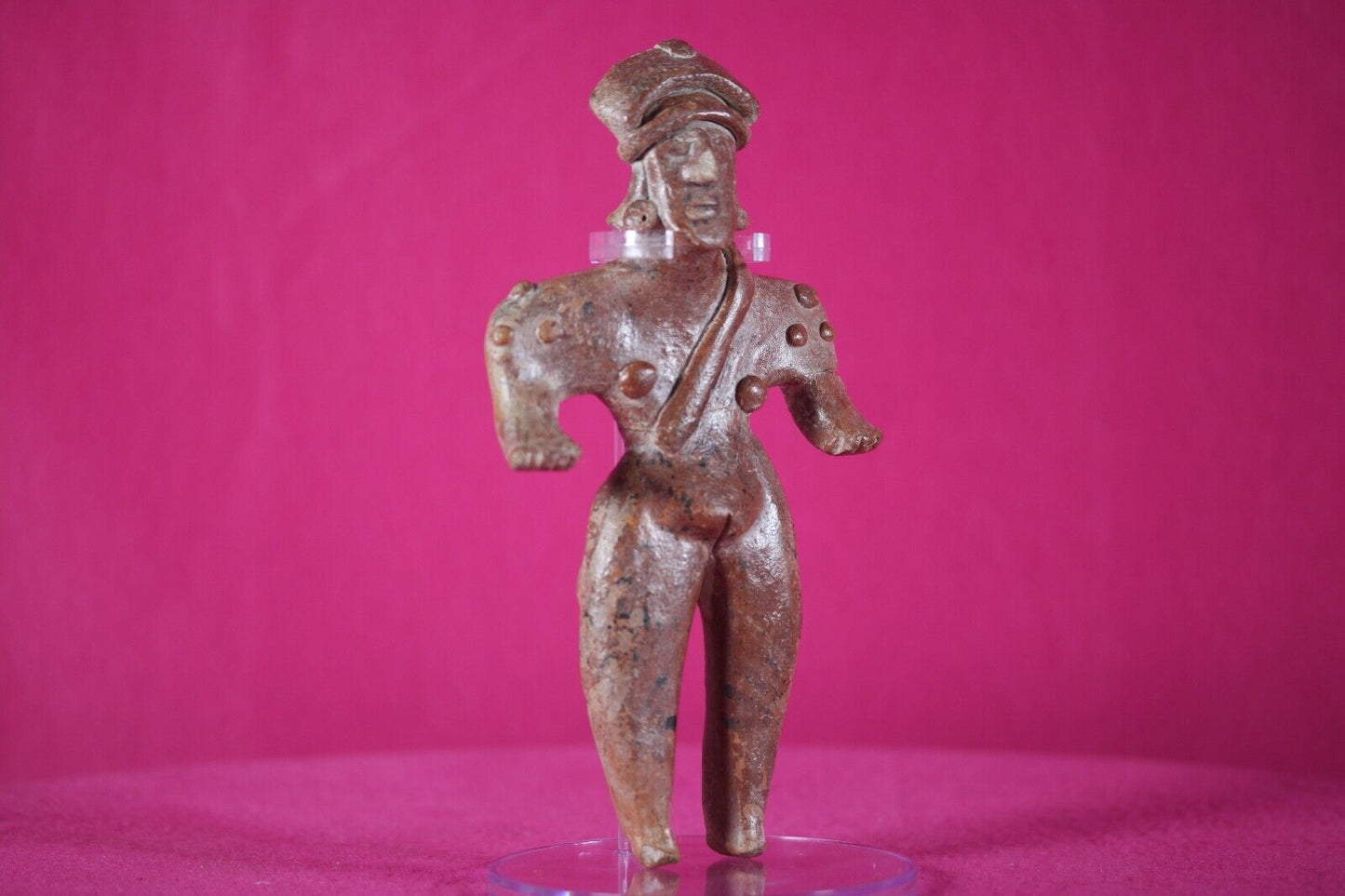 Ex Actor Kirk Douglas Authentic Pre Columbian Artifact Girl Tomb Figure COA T121