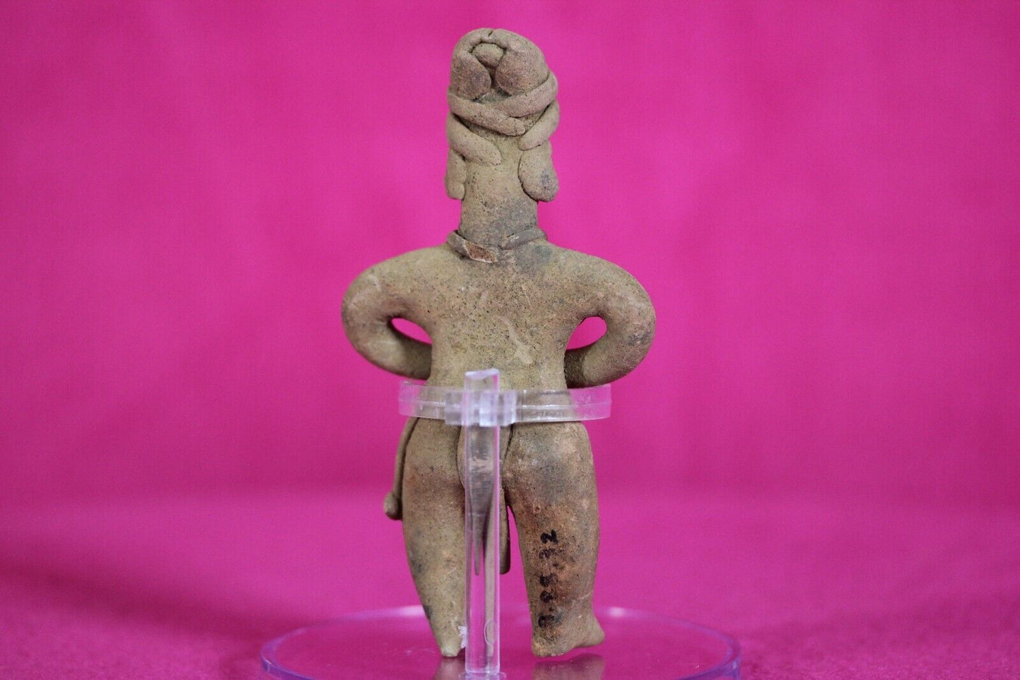 Authentic Pre Columbian Artifact Tomb Figure Colima Mexico 200 BC-500 AD COA T99