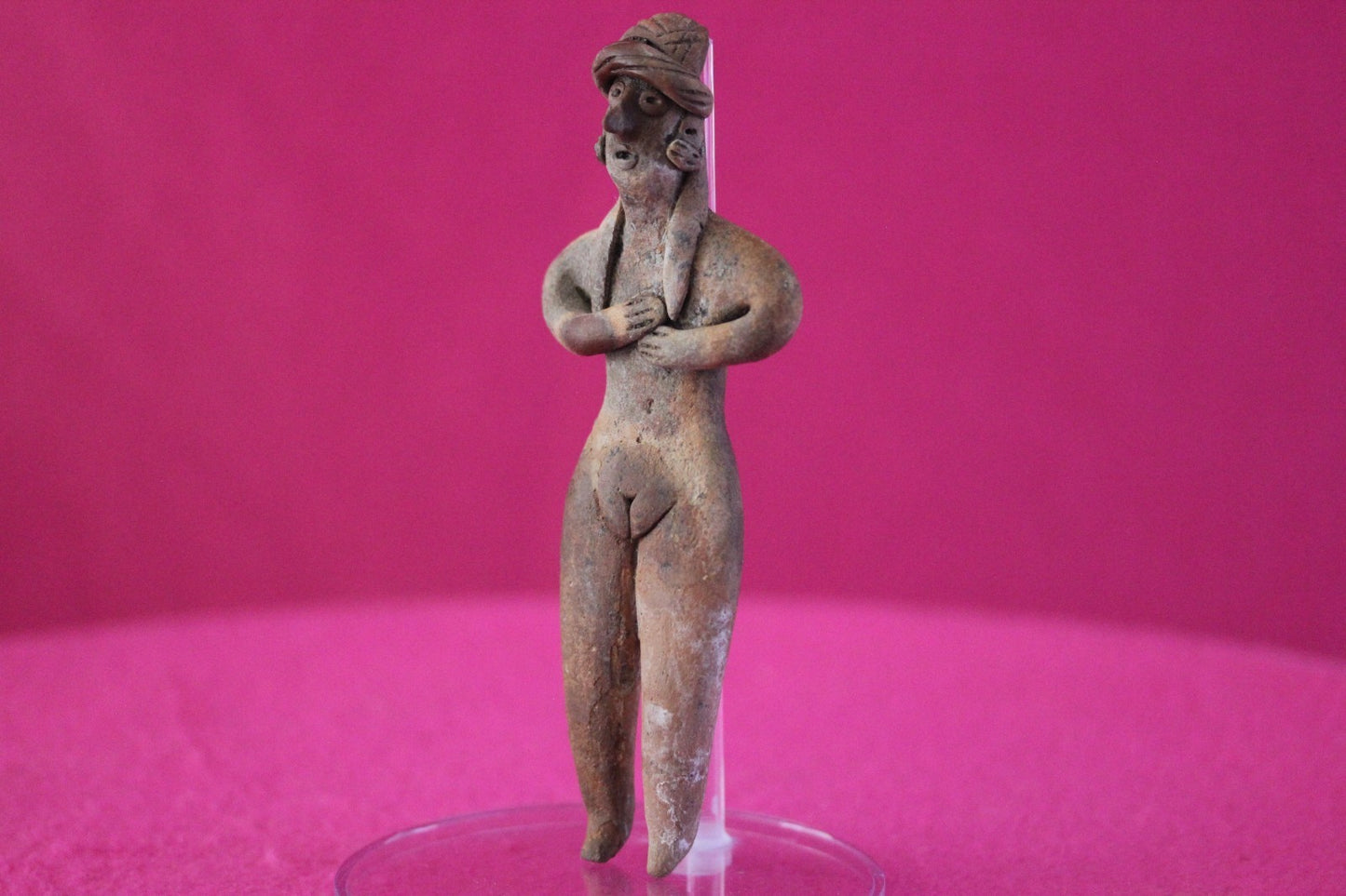 Authentic Pre Columbian Artifact Pretty Lady Tomb Figure Colima Mexico COA 204