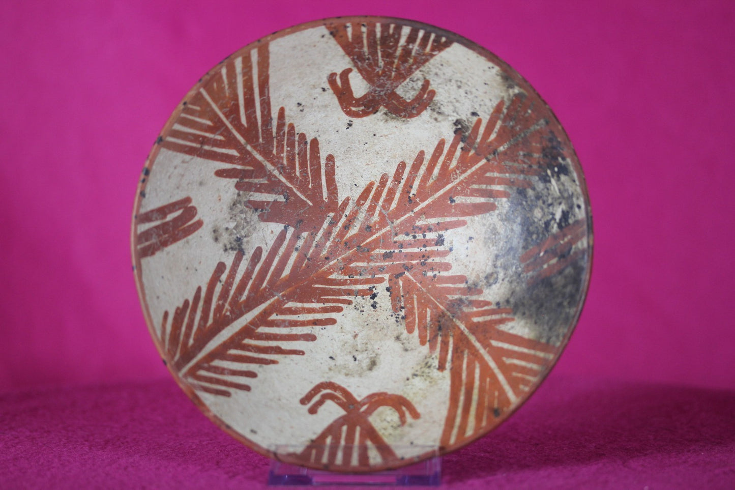 Authentic Pre Columbian Artifact Decorated Bowl Cajamarca Peru Pre Inca COA 206