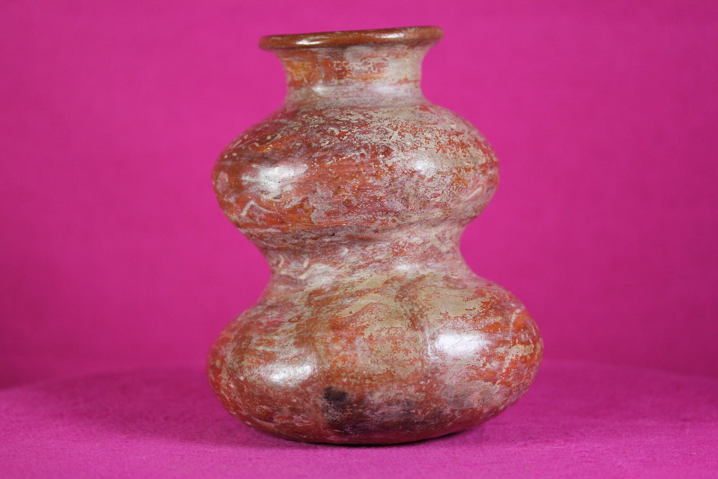 Authentic Pre Columbian Artifact Two Tier Olla Michoacan Arte Primitivo COA T64
