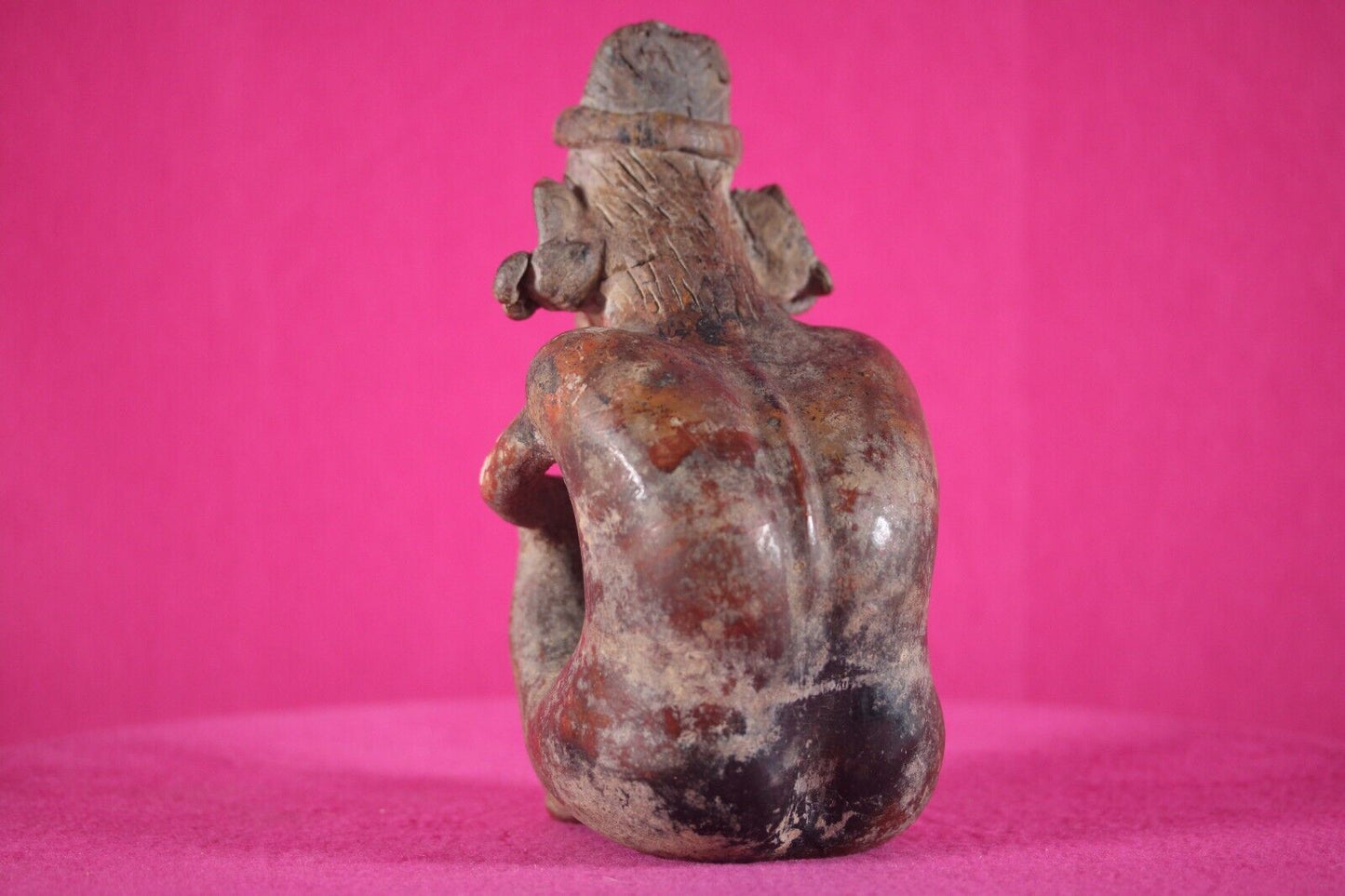 Ex Sotheby's Authentic Pre Columbian Artifact Nayarit Hunchback Figure COA T117
