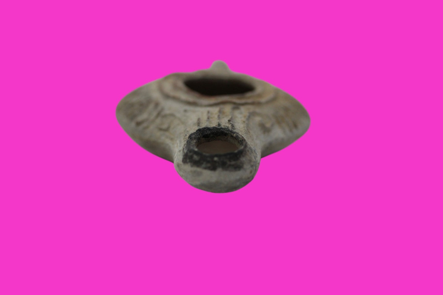 Jesus Christ Homeland Oil Lamp Authentic Holy Land Artifact 100-400 AD COA J109