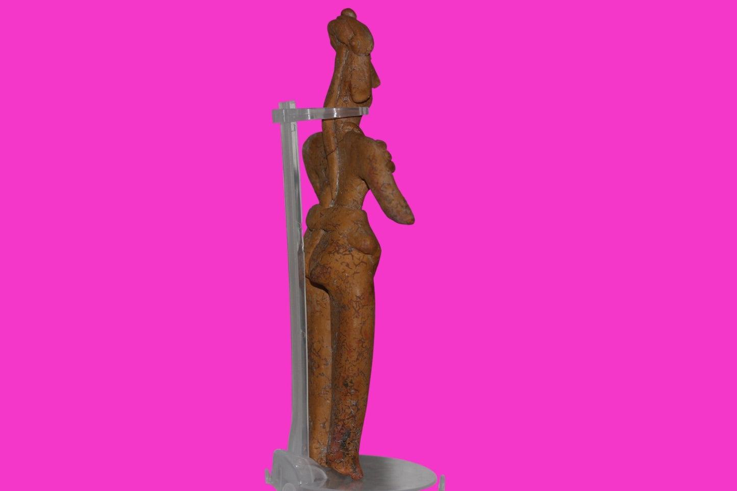 Pre Columbian Artifact BIG Female Shaman Tomb Figure Colima Mexico 100BC COA 248