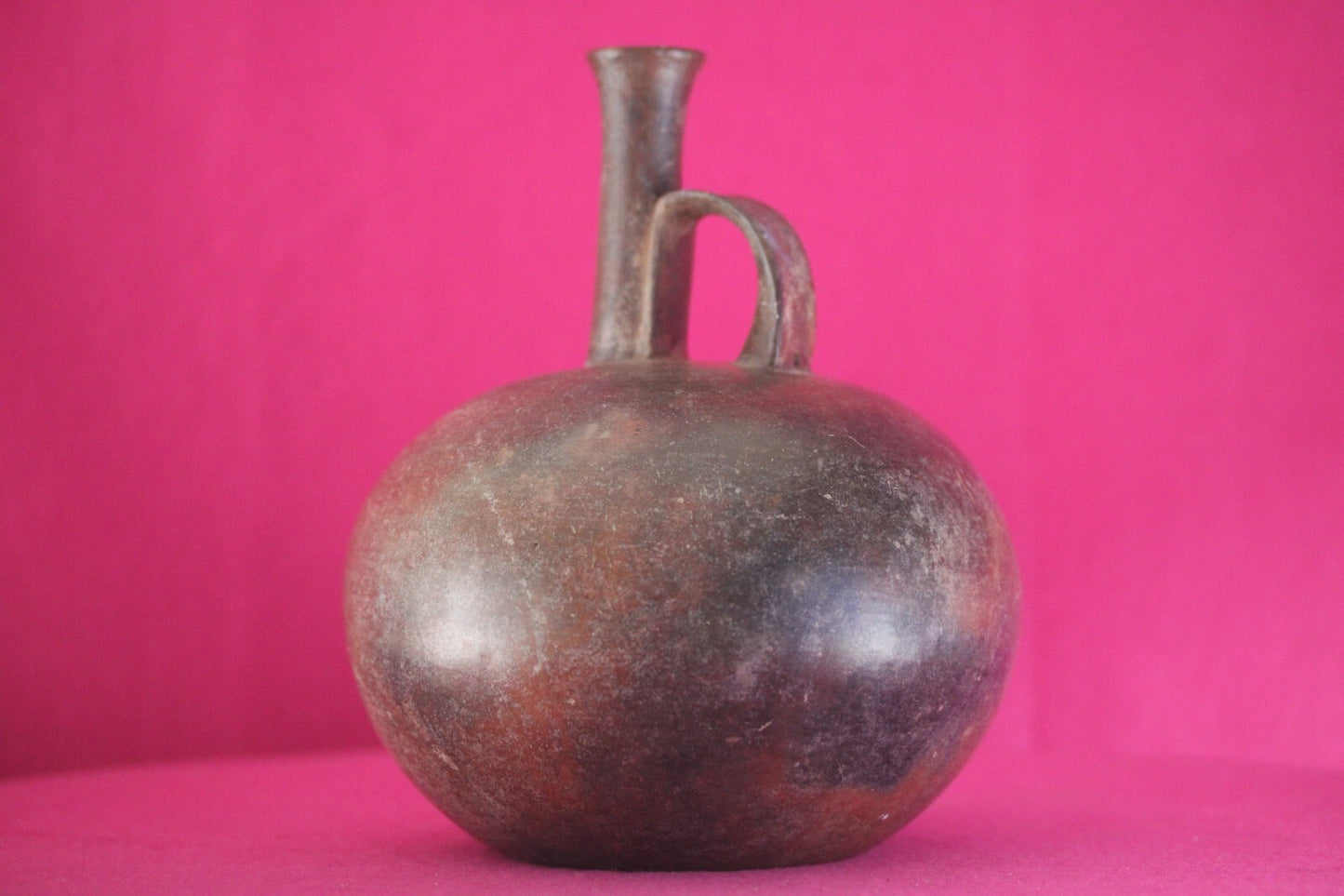 Museum Exhibited Authentic Pre Columbian Artifact Rare Chorerra Bottle COA T111
