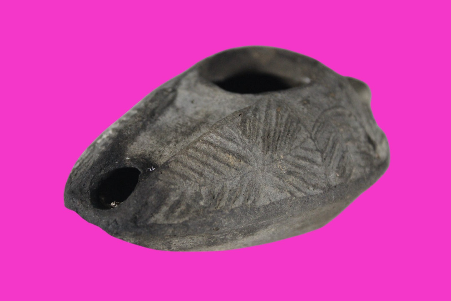 Ancient Holy Land Oil Lamp Artifact Jesus Christ Home 300-600 AD Israel COA 98